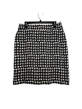 Talbots Houndstooth Pencil Skirt Heritage Countryside Prep Straight 12 Petite